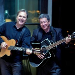 Mike and Steve Warriner at a charity event