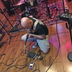 Joey Christian preps for the Ripley sessions Joey Christian - TRC Studios