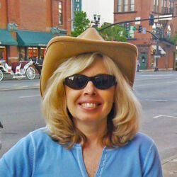 Liz on lower Broad in 2010, before its metamorphosis